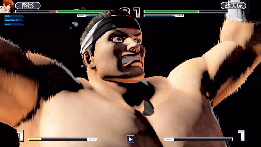 拳皇14：睁开眼的大门就是个魔鬼，八神直接掉血半管