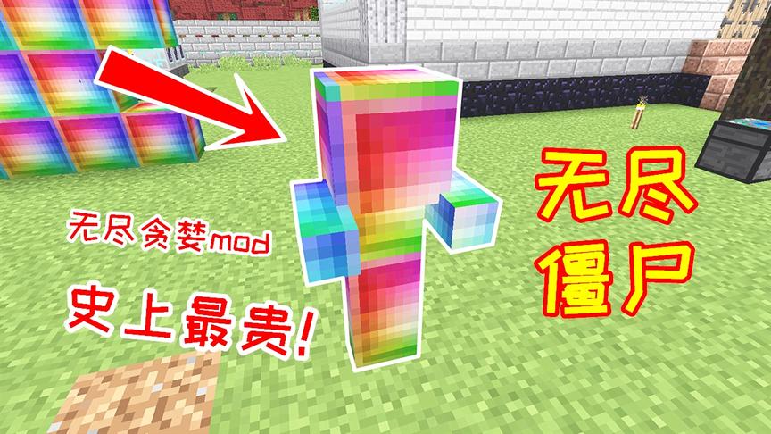 生活大冒险129：把最昂贵的无尽方块，做成了最昂贵的僵尸！