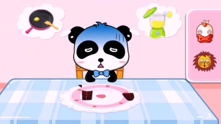 小狮子请小熊猫吃了黑暗料理香肠，无赖只好自己动手了