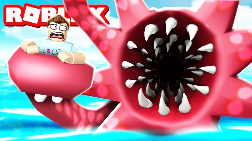 老虎解说roblox：逃离恐怖史前巨型章鱼