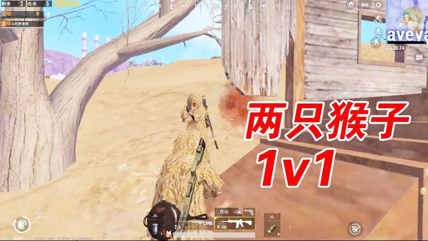 刺激战场：一把AWM堪比外挂枪枪爆头，决赛圈1v1实力带老撕鸡躺鸡