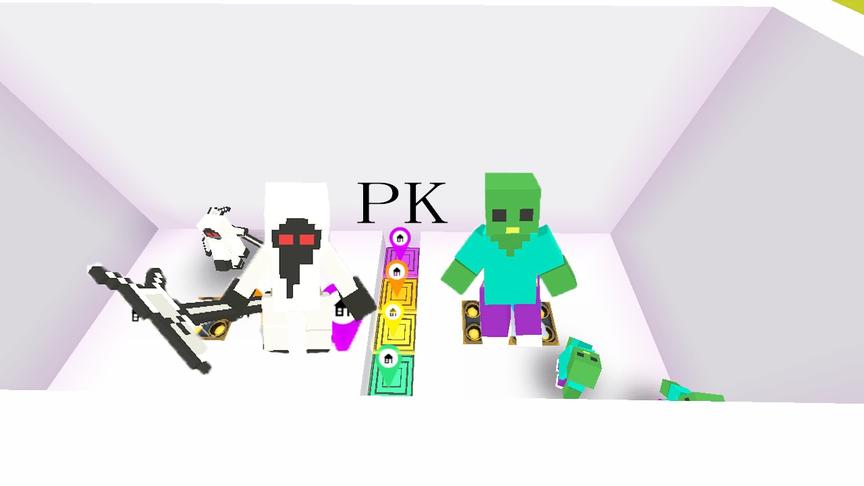 迷你世界：“死神”PK“绿头娃”，拳头和武器，到底谁更厉害呢？