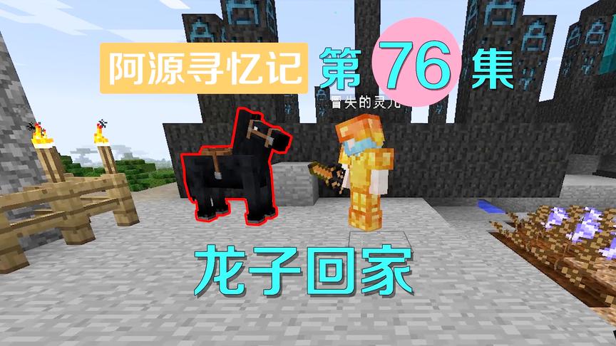 我的世界阿源寻忆记76：龙子归来！自己找回基地还长胖了？