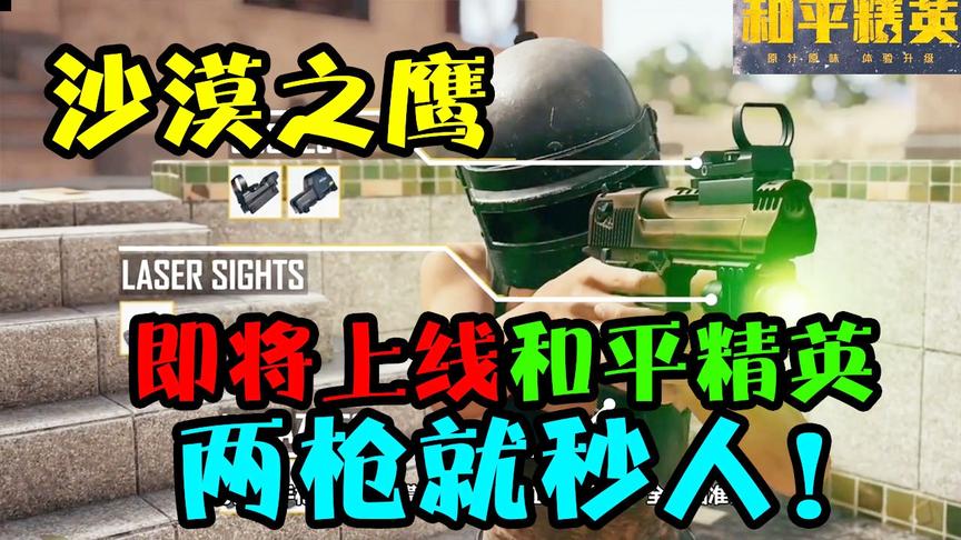 和平精英：新武器沙漠之鹰即将上线！伤害超过MK14，2发就秒人！