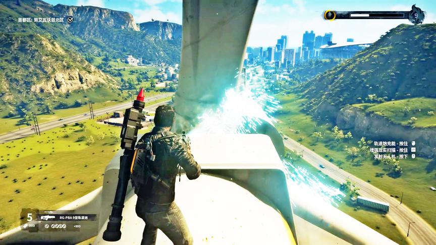 小林解说：一台风力发动机，能够抵挡住几次强烈的攻击！