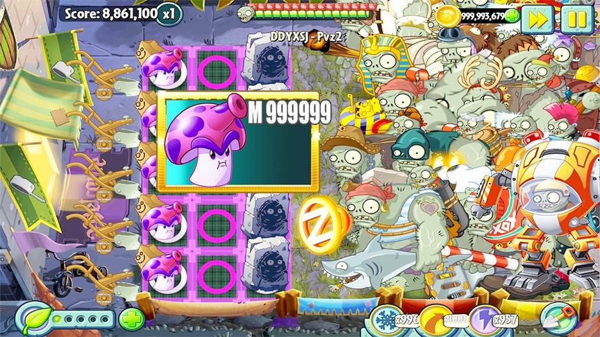 面对20面旗帜超难关卡，999999级孢子菇：是时候尝尝我的厉害了