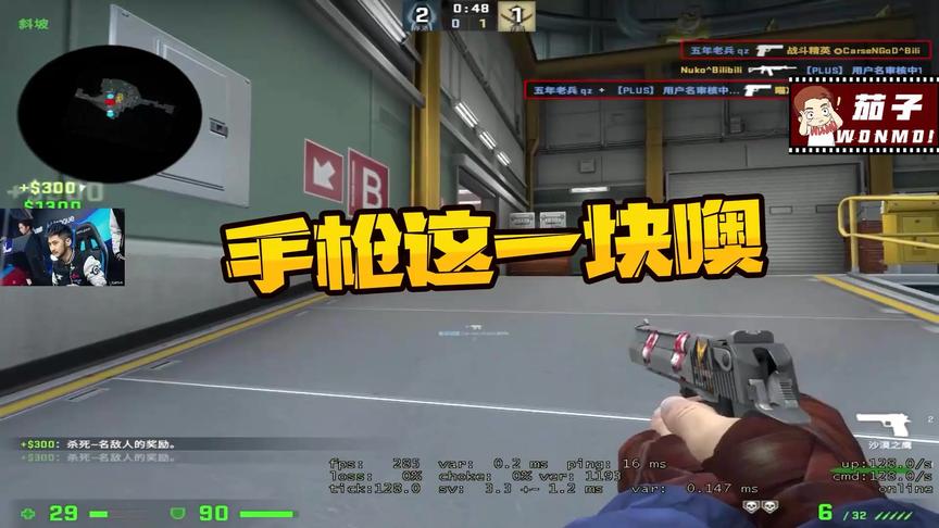 CSGO茄子：我这咖喱枪法太准了！随便玩玩！