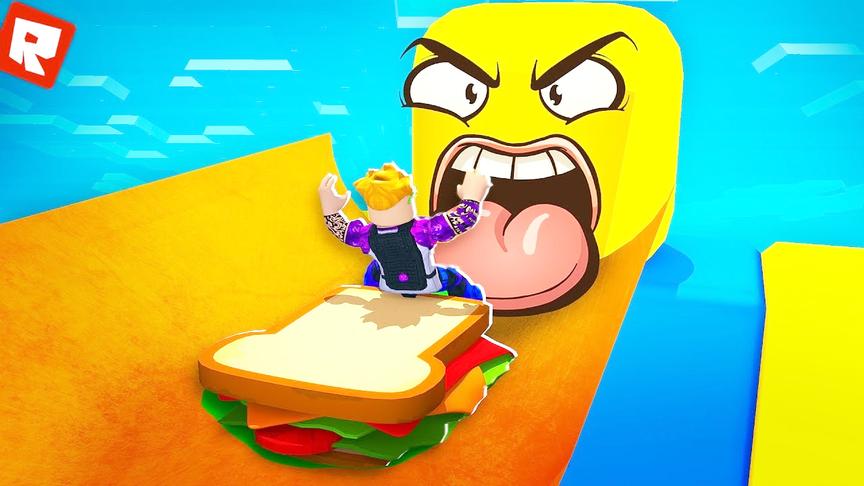 小飞象解说 Roblox吃货模拟器 美食总动员！吃饱了快点躲起来！