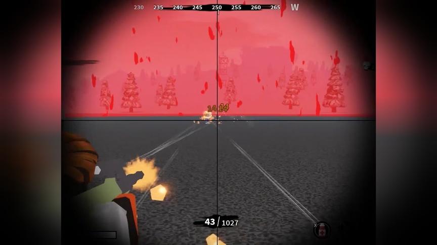 roblox 虚拟世界 “迷你大逃杀”：在毒圈里竟然完全看不到人！