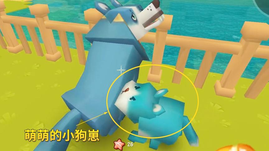 迷你世界极限生存39：我带着12颗钻石返回家中，犒劳我的狗狗军团
