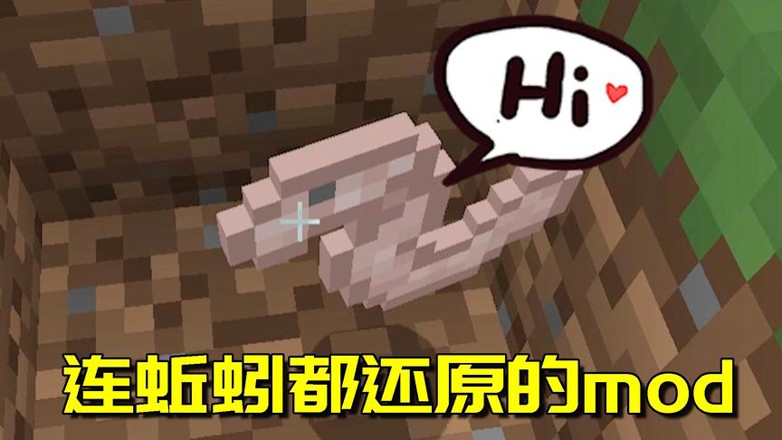 我的世界mod：抓鱼还得先在土里挖蚯蚓？这个mod也太真实了吧！
