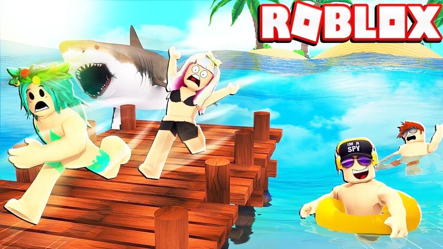 Roblox夏令营探险：鲸鱼的肚子里会有什么呢？小飞象解说