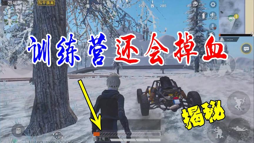 和平精英粉丝帮16：在训练营还会掉血，连我自己都不敢信！