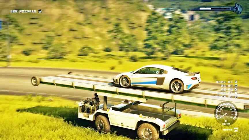 正当防卫4：路上抢了一辆超跑，打算开回家！