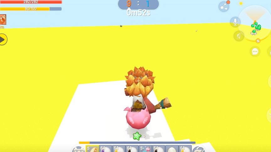 玩室内躲猫猫，找不到人了，在外面骑起了团子！