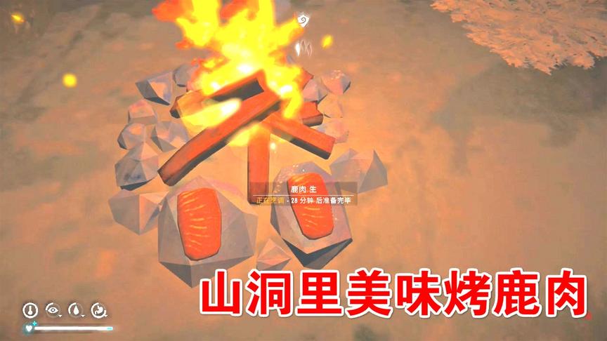 漫漫长夜35：山洞里过夜，吃着美味鹿肉