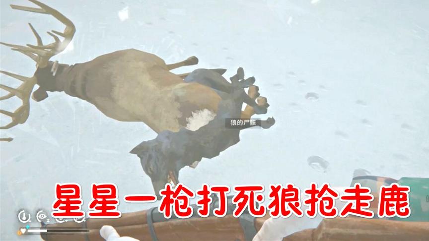 漫漫长夜28：狼口夺食，打死狼抢走了鹿！