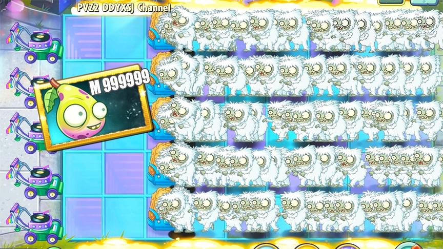 一大波雪人小鬼僵尸疯狂来袭，999999级小鬼绿梨：一株就搞定你