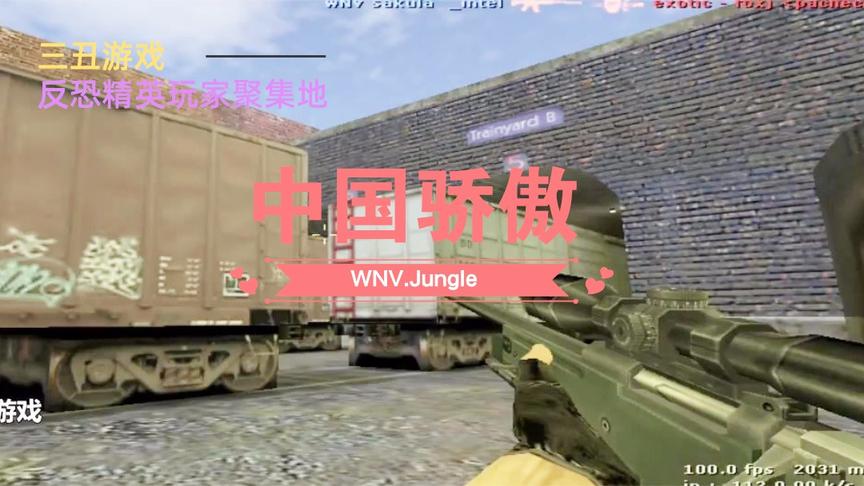 CS世界大赛中国战队WNV狙击手Jungle巅峰状态真的很厉害！
