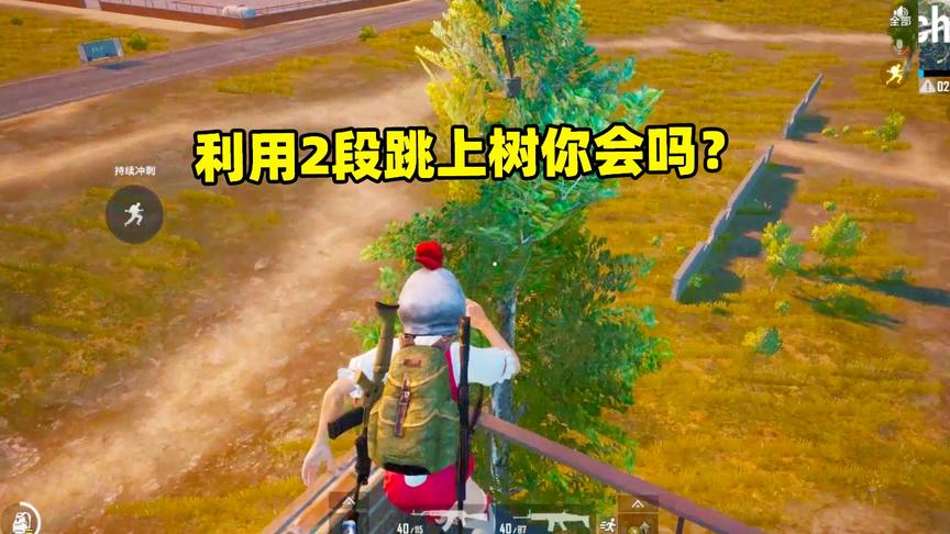 刺激战场象昊解谜235：教你用二段跳上学校宿舍楼最高树！