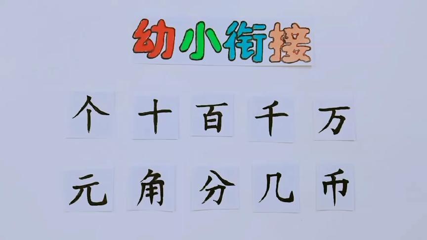 个十百千万数字口诀 西瓜视频