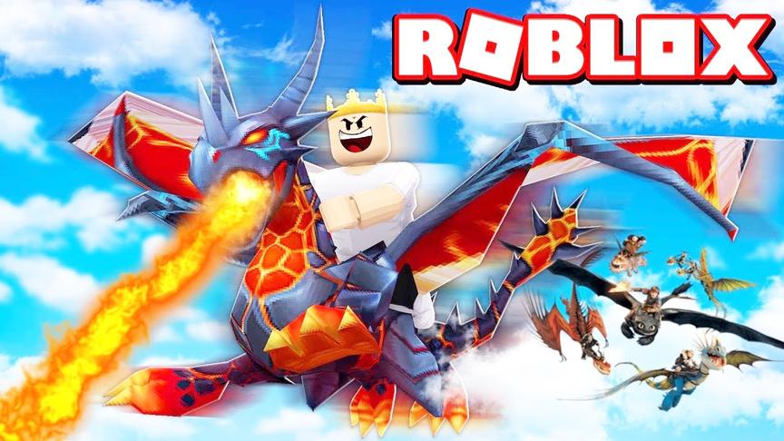 Roblox元素龙大亨：驯龙高手登场！骑着巨龙翱翔天空！小飞象解说