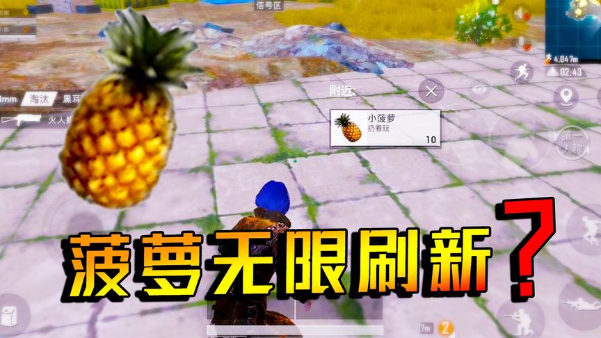 出生岛菠萝可充当任务道具无限刷新？带着橙嫂亲自试验后被打脸！