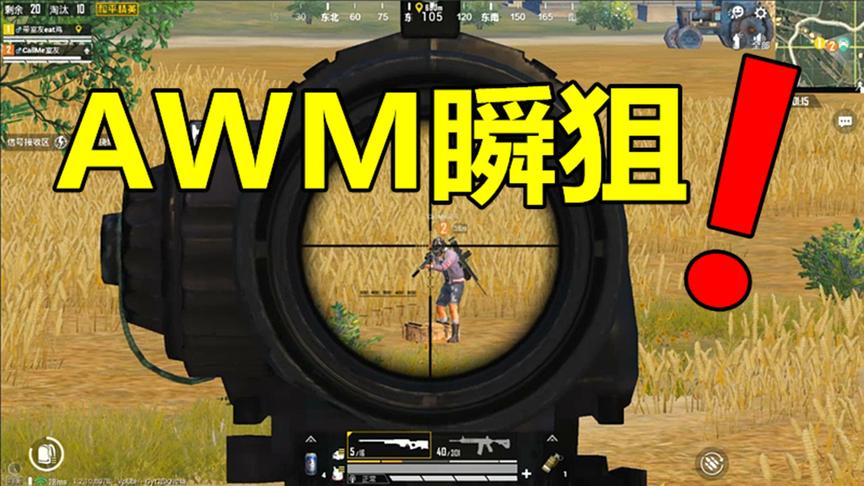和平精英：捡到AWM后立马开几枪，懂的人自然懂