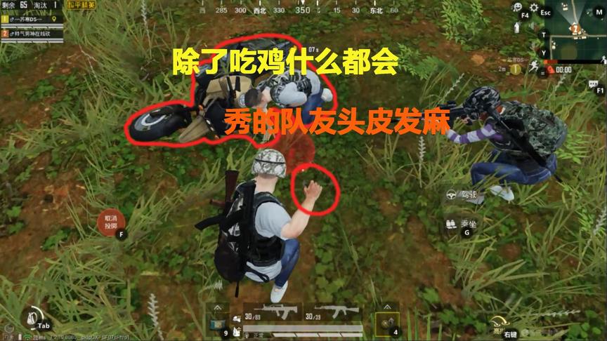 除了吃鸡什么都会，秀的队友头皮发麻，太有意思了！