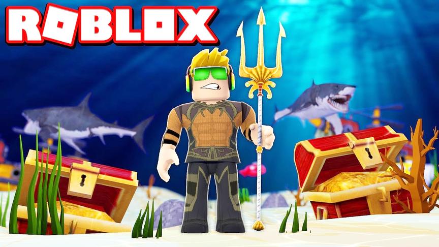 小飞象解说 Roblox超级英雄大亨 变身酷炫海王！武器居然是这个？