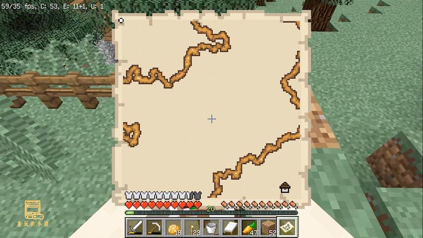 我的世界海洋版39：用20个绿宝石，交易到了林地府邸藏宝图！