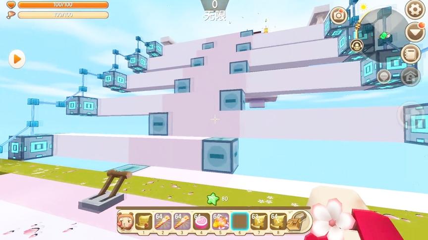 迷你世界：当你前进全世界为你让路！酷炫的天梯电路跑酷我来了