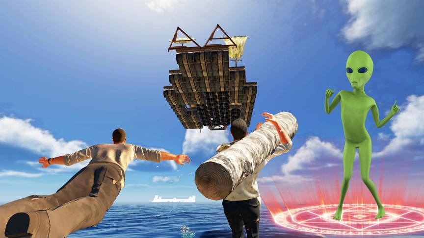 荒岛求生68：再次进行体能轰炸，接受外星人飞天异能！