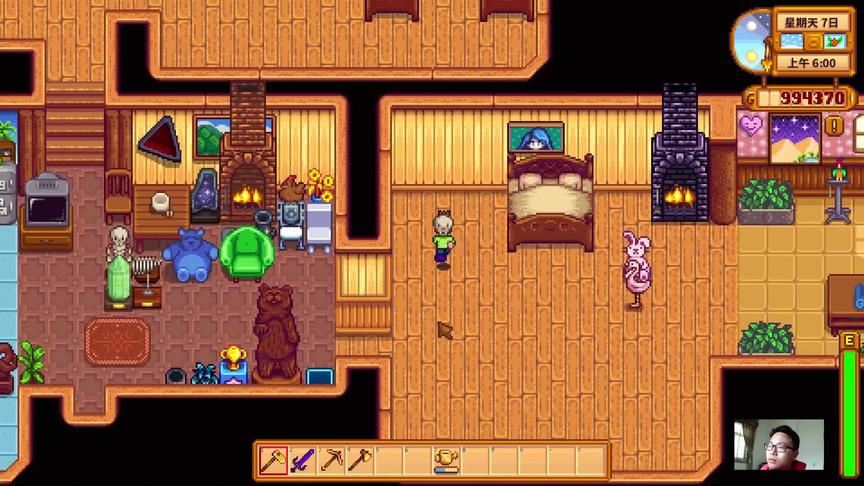 星露谷物语EP83：冬天野果一波卖12万左右，冬天靠种田发财