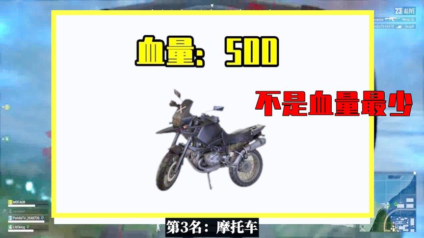 吃鸡小讲堂：血量最少的载具不是摩托车？它操控性一流，简直无敌