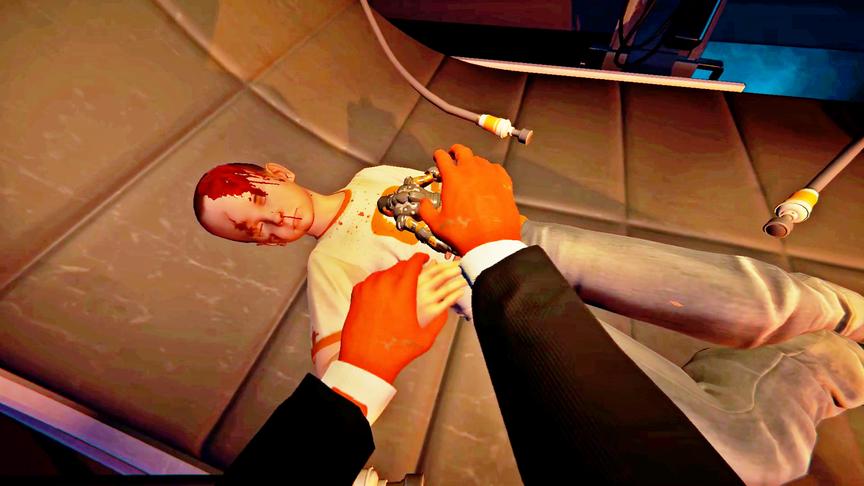 小林解说：森林终于找到了儿子，可是再也叫不醒他了！