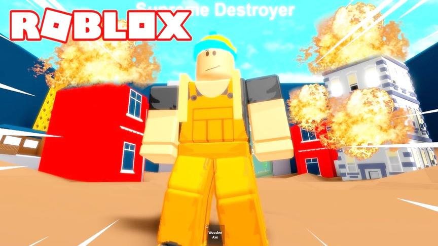Roblox破坏模拟器：拆一个房子居然只需要一锤！小飞象解说