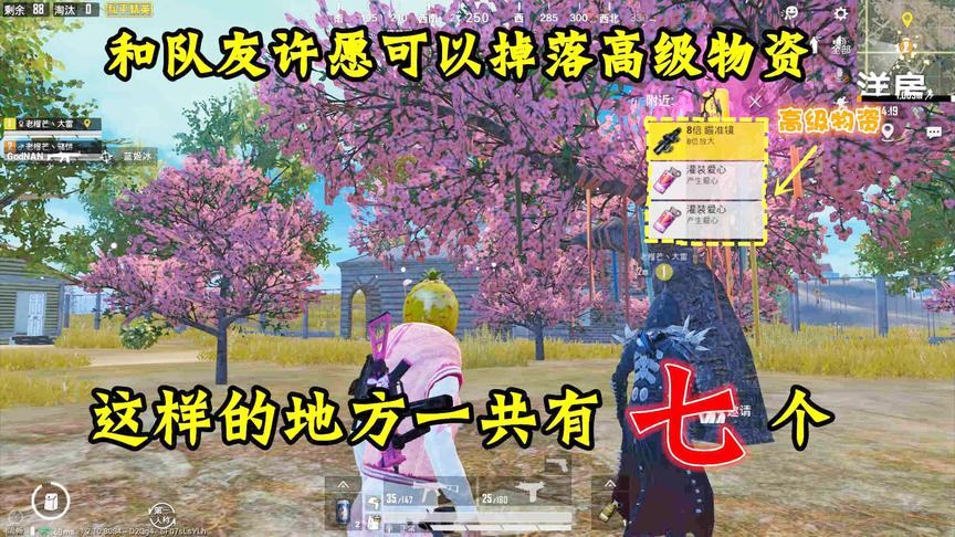 骚饼解说：海岛地图上线七颗许愿树！许愿可得物资、爱心烟雾弹！