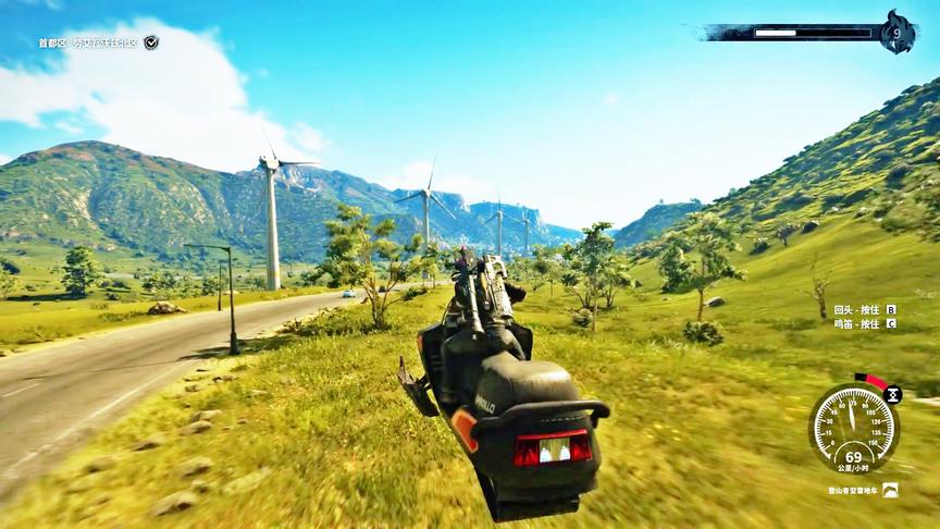 正当防卫4：新载具雪地车竟然能在陆地上行驶，这什么操作！