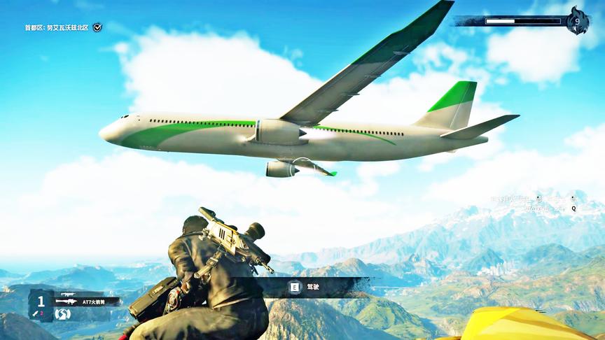 正当防卫4：空中载人客机细节做的太到位，五百块花的值！