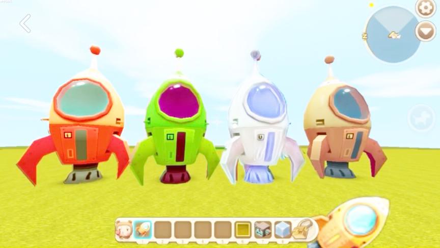 迷你世界：制作4种不同的超大火箭，每种火箭能去4个不一样的星球
