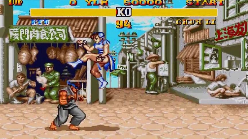 世嘉MD移植版《街霸》，声像效果打击感，你给打几分