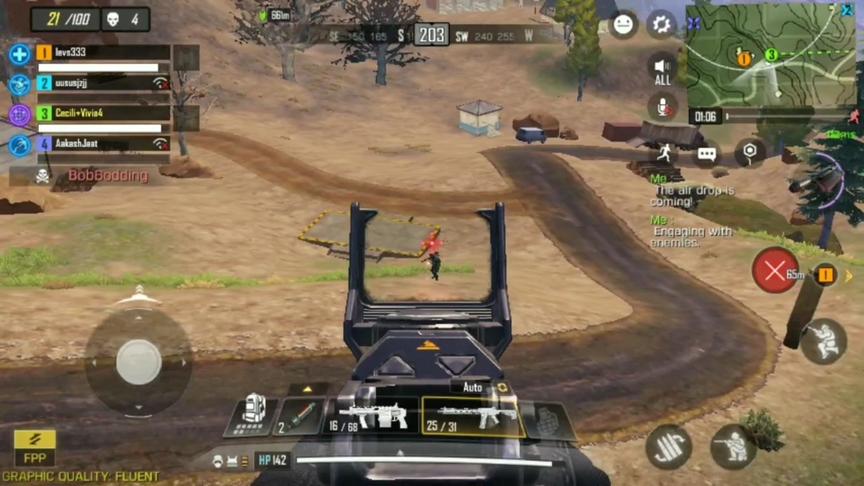 使命召唤手游:吃鸡模式自带透视!钢枪必选兵种，侦察兵10杀吃鸡