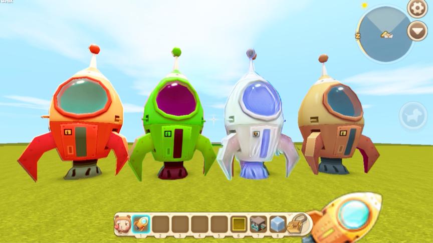 迷你世界：制作4种不同的火箭，可以去4种不同的星球？