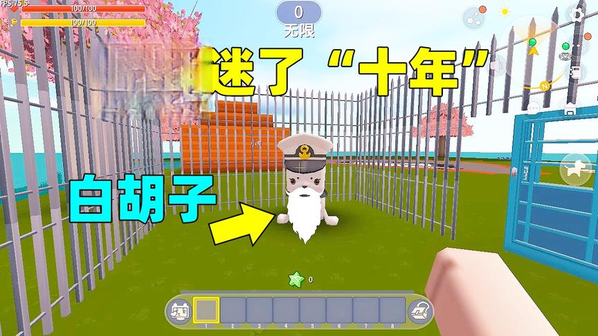 迷你世界：海岛求生12，老豆子晕倒，醒来时却发现小海豹长了胡子