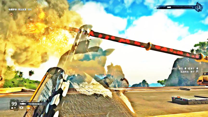 小林解说：正当防卫4 起重机的吊臂能否破坏，趣味测试！