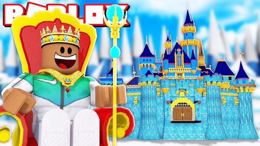 小飞象解说 Roblox冰城堡大亨 穿越冰雪奇缘！建造华丽冰雪城堡！