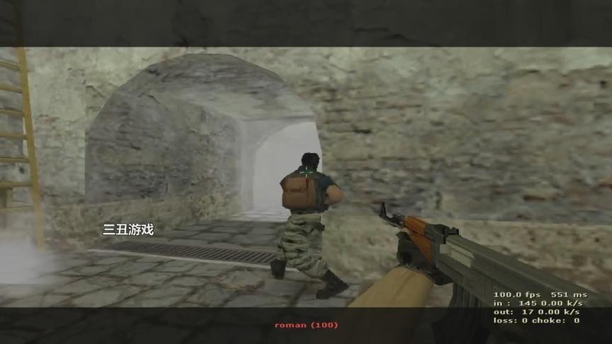 反恐精英CS：顶级选手的精彩表演，你打我一个1V4？我还你个1V5
