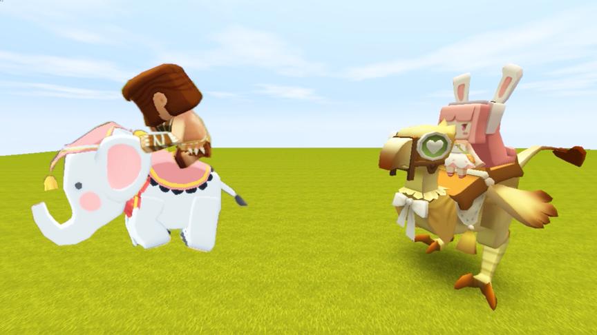 迷你世界：第五个坐骑“欢乐白象”！游戏里面它是最厉害的坐骑？