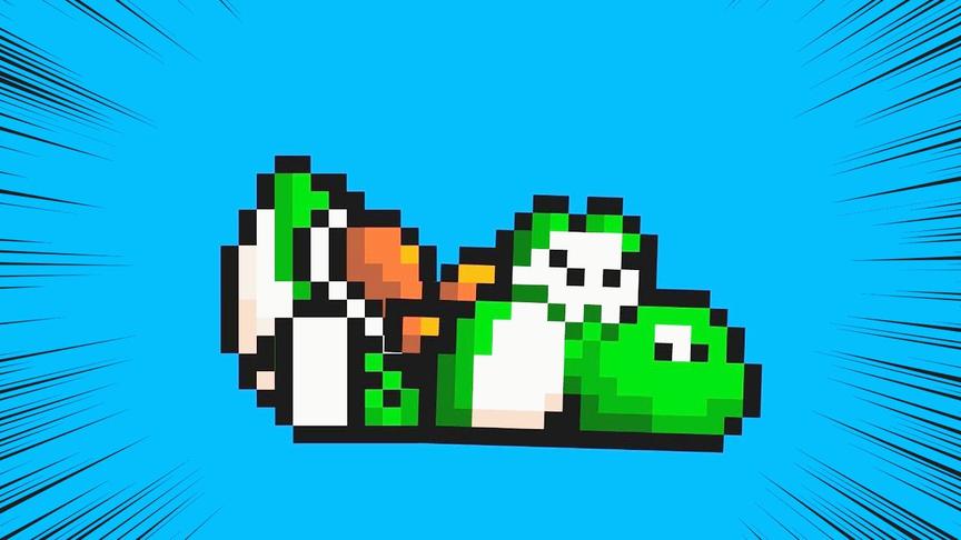 黑化小恐龙：异次元世界闯关到终点遇到了魔改马里奥